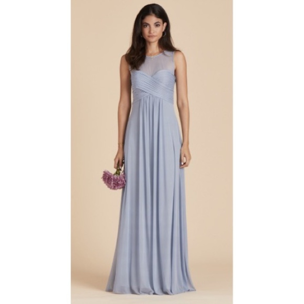 Birdy Grey Light Blue Maxi Dress or Maternity Dress
